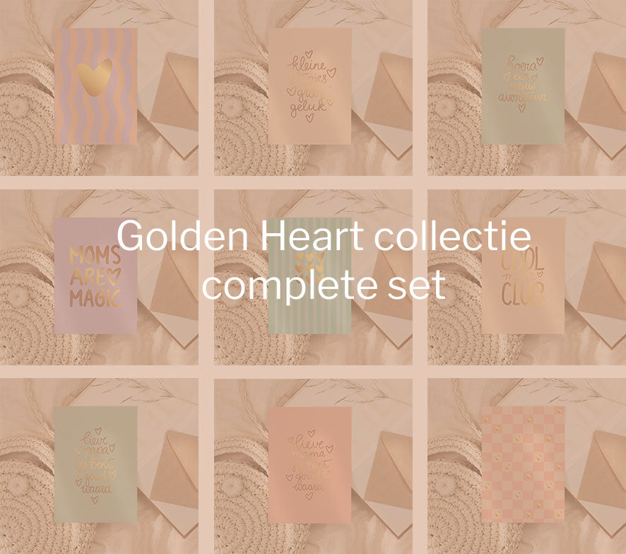 The golden heart collectie | Complete set | 14 kaarten