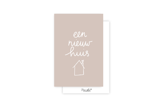 Mini-kaart | Een nieuw huis