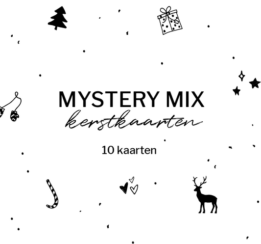 Mystery Kerstkaarten mix