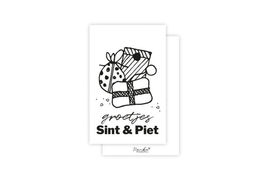 Mini-kaart | Groetjes Sint & Piet