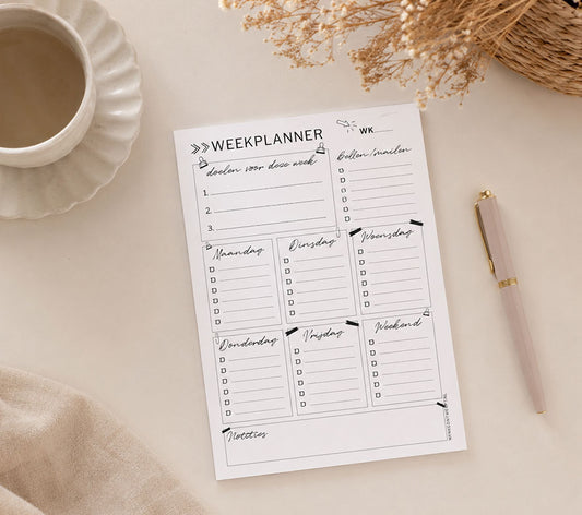 Weekplanner Printable | Back to work