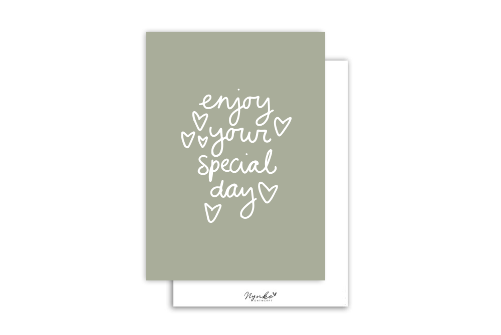 Kaart | Enjoy your special day