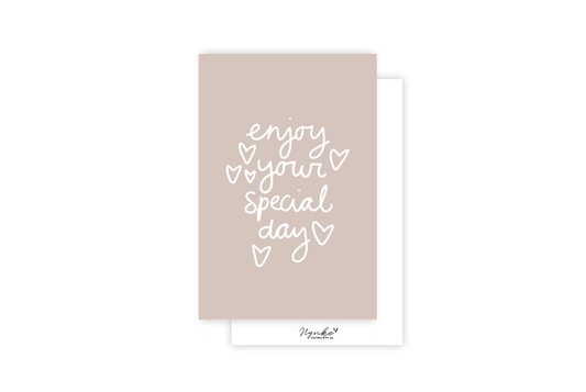 Mini-kaart | Enjoy your special day